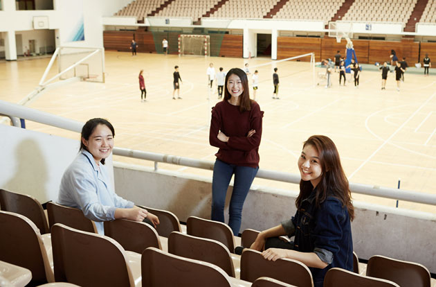 왼쪽부터 조예은, 하혜민, 김한솔 학생