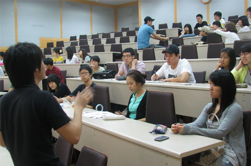 글로벌역량강화캠프에 참여한 학생들